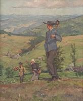 Fritz_Kaiser_Blick_auf_Hofsgrund_OelLw,45x37cm