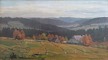 Dischler,Aus_dem_Schwarzwald.Bei_Breitnau,1904,OelLw,Karton,29x50cm