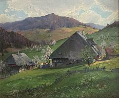 Hauptmann_Fruehling_bei_Muggenbrunn_1937_OelLw_50x60cm