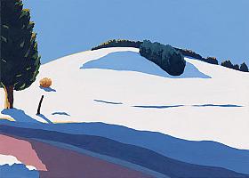 Scheffel_Schneehuegel,Bernau_2023_OelLw_50x70cm
